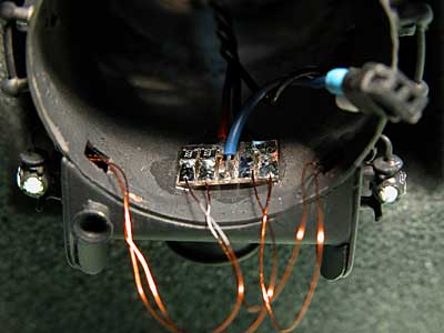 LED wiring to PCB
